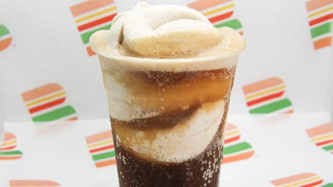 Root Beer Patch Float · A classic Root Beer float featuring our homemade Vanilla Bean Shake paired with Maine Root 100% natural craft Root Beer made with fair-trade pure cane sugar. Contains cashew or oat, soy and almonds.