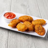 Jalapeno Poppers with Cream Cheese · Served with a side of marinara sauce or ranch.