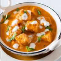 Paneer Tikka Masala · Fresh cottage cheese cubes cooked with delicious creamy tomato sauce with North Indian spice...