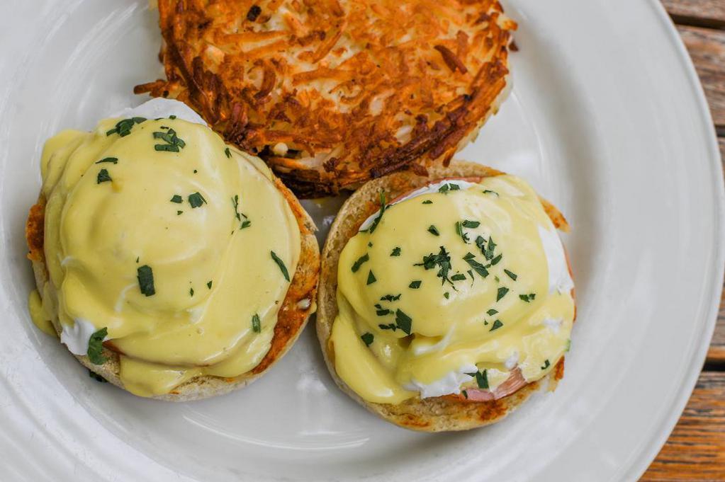 Eggs Benny · classic benedict or chef’s choice +$2
