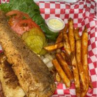 Fried Fish Sandwich Combo · Your choice of whiting, swai, pollard or tilapia, served with fries.