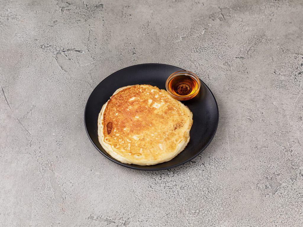 Buttermilk Pancakes · Served with pancake syrup.