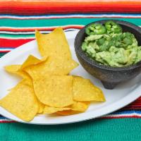 Guacamole · Comes with tortilla chips 