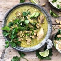 Spicy Green Thai Curry · Spicy.