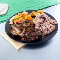 Jerk Chicken · ​Our famous Jamaican grilled chicken. Marinated in Jerk spices for 24 hours before they're t...