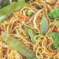 Vegetables Chow Mein 菜炒面 · Stir fried noodle dish with vegetable.