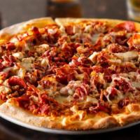 Meat Lover’s Pizza · Pepperoni, sausage, ham, Canadian bacon.