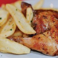 1/4 Chicken - Pollo A La Brasa Chicken · 1/4 - Pollo A La Brasa Chicken. Includes Salad. It can last up to 2 days. Chicken marinated ...