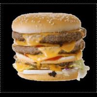 1 lb. Big Daddy Triple Cheeseburger · 