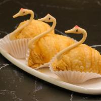 Durian Pastry  · Puff pastry filled with Durian. 3 pieces. Durian is called the King of Fruits. A delicacy, i...