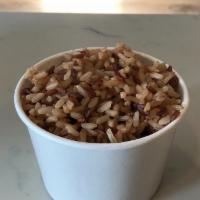 Brown Rice · Mixed whole-grain, Hom Mali, and red cargo rice 