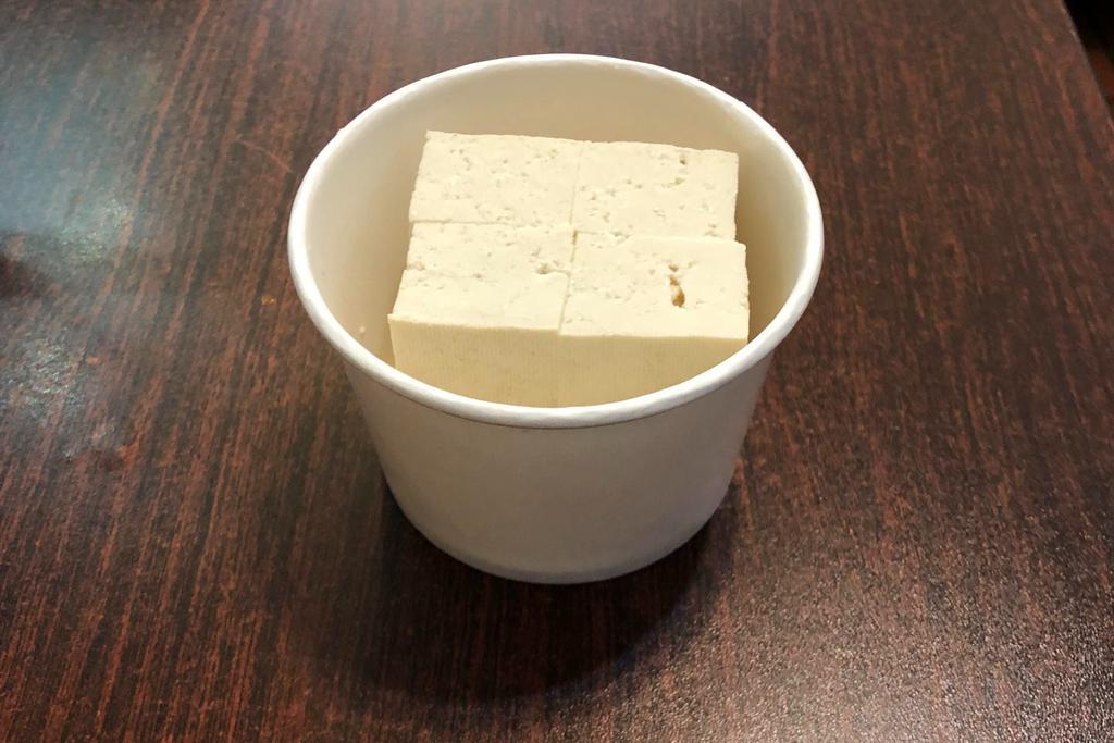 Steamed Tofu · One portion of organic tofu