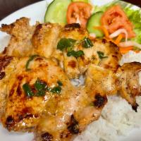 56. BBQ Chicken Rice Plate · 