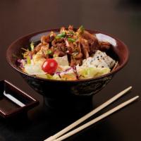 Teriyaki Chicken Bowl · Marinated and glazed in a soy based sauce. 