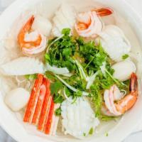 16. Seafood Rice Noodle · Stir fried dish made from thin rice noodles. 