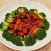 General Tso Chicken · Deep fried with sweet and spicy sauce.