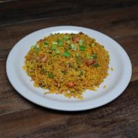 Crawfish Rice · New Orleans style Cajun crawfish fried rice.