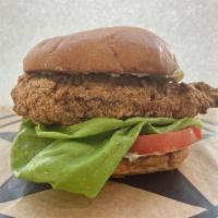 Tubs Chicken Sandwich · Buttermilk brined chicken tenders are fried in our signature gluten free seasoned flour or g...
