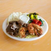 Mix Grill Plate · Gyros and chicken.