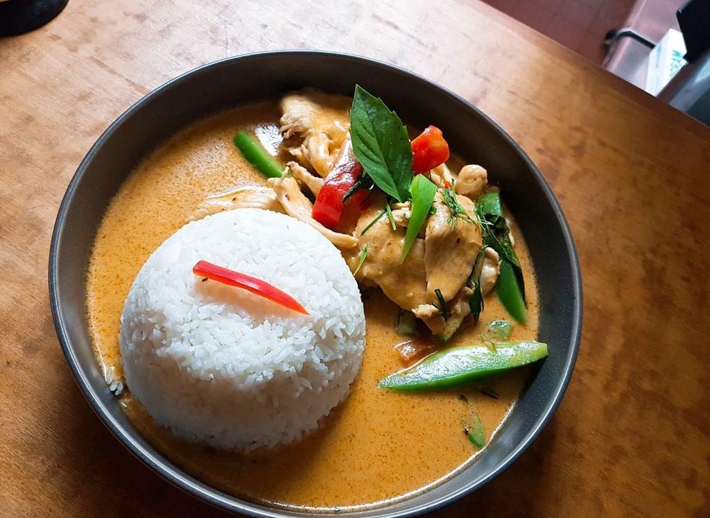 Panang curry · Choice of meat in Panang curry 