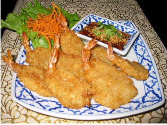 8. Butterfly Crispy Shrimp · Deep-fried shrimp served with sweet and sour sauce.