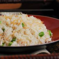 Dried Scallop & Egg White Fried Rice 瑤柱蛋白炒飯 · 