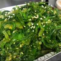Seaweed Salad · Cold seaweed salad.