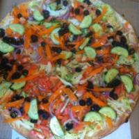 Large Salad Pizza · 