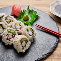 8 Pieces California Roll · Crab meat, cucumber and avocado.
