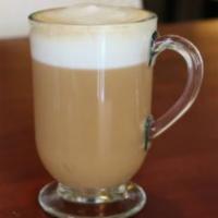 Specialties · Hot or iced. Mocha, white chocolate mocha, cappuccino, latte, or chai tea latte.
