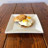 Breakfast Sandwich · We hope you’re hungry, because this breakfast sandwich is not for the light appetite! Your f...