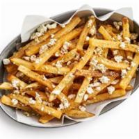 Greek Fries  · Fresh Cut Fries and you can choose to add your favorite Sauce and Protein