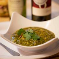 Persian Barley Soup · Berley, Spinach, Kale & Chickpeas and tarragon