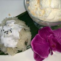 D3 Sticky Rice with Coconut Ice Cream · 