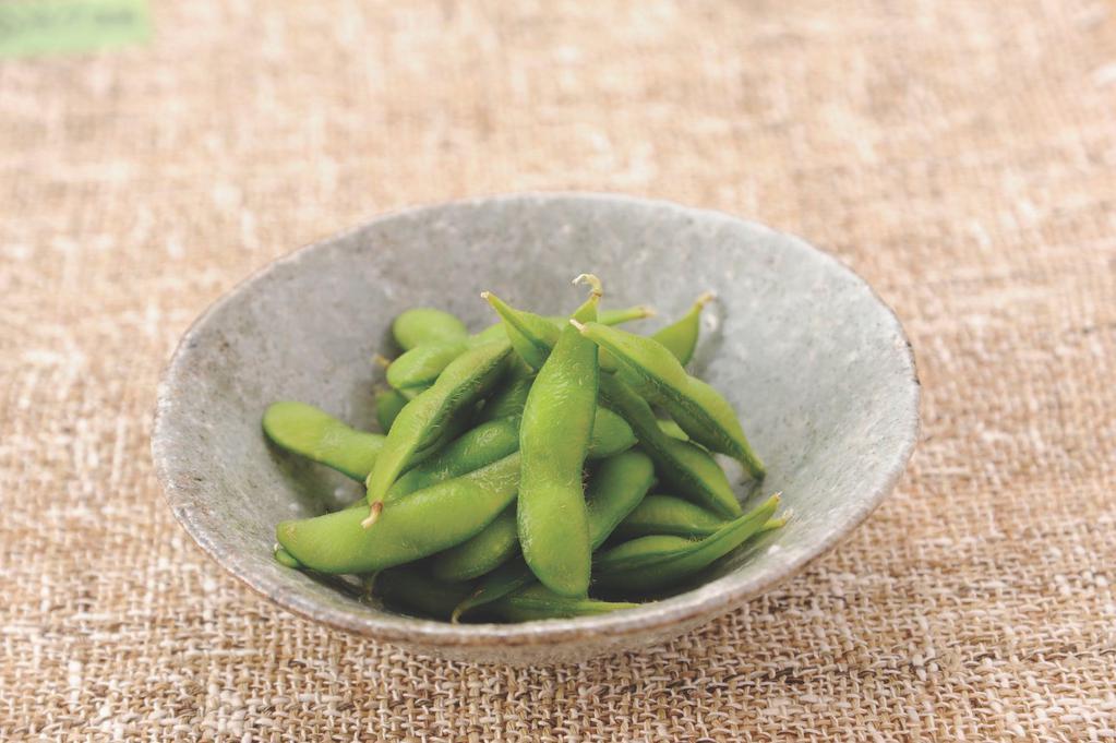 Black Edamame · Boiled black soybeans topped with sea salt.