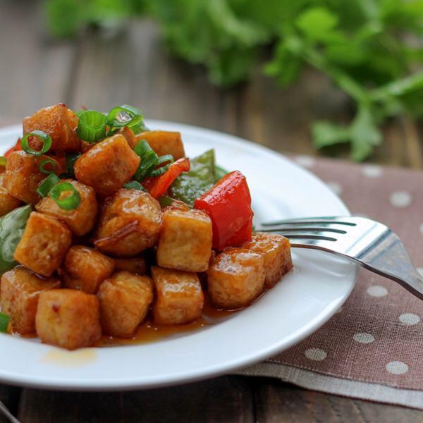 CH1. General Tso's Tofu · Hot and spicy.