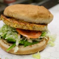 Garden Burger · Customize to your taste and appetite. 1/4lb veggie patty. Comes with mayo, mustard, onions, ...