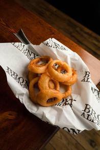 Alehouse Onion Rings · Beer battered onion rings.