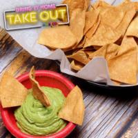 Guacamole and Chips · Made fresh to order.