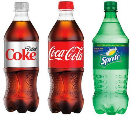 Bottled Drink · Coke, Diet Coke, Sprite, Orange