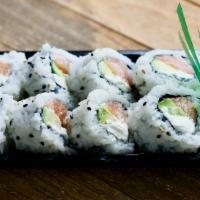 Philly Roll · Salmon, cream cheese and avocado. Gluten free. 