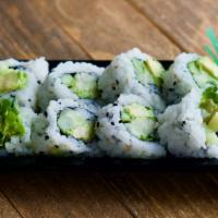 Veggies Roll · Asparagus, avocado, cucumber and radish sprouts. Gluten free.