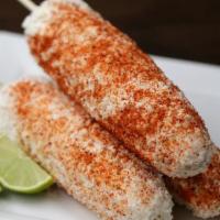 Elote de la Esquina · Corn of the corner.