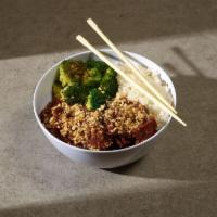 S1. Spicy Veggie Crispy Beef · Soy beef cooked crispy with spicy tasty sauce and peanut on the top. Spicy.