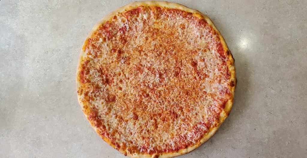 Regular Cheese Pizza · A Regular Cheese Pizza with 3 different sizes to choose from. No toppings.
