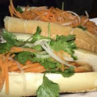 S6. Tofu Sandwich · Includes mayonnaise, siracha, cucumber, julienne carrots and daikon radish and cilantro serv...