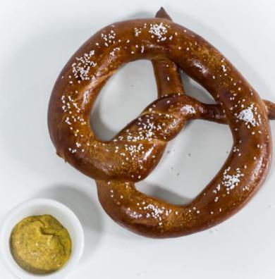 Large Bavarian Pretzel · Served with spicy mustard.