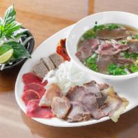 Create your own pho (3 toppings) · Put together your winning pho combination. (Please be advised that the reference photo shows...