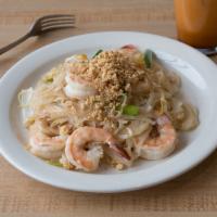 117. Pad Thai · Sauteed Thai rice noodles in light tamarind juice with choice of meat, eggs and scallions to...