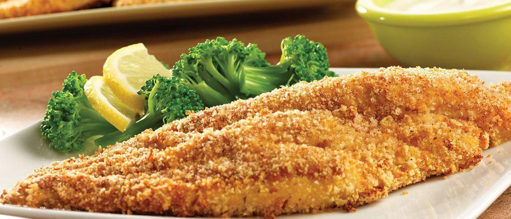 Filete de Tilapia en Salsa de Ajo · Tilapia fish fillet in a garlic sauce, white rice, vegetables